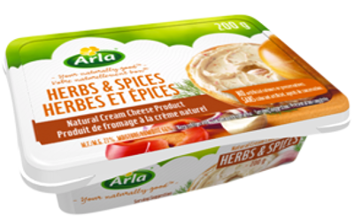 Arla - Herbs & Spices Cream Cheese, 200g