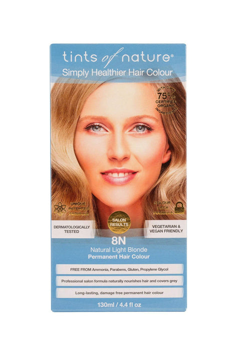 Tints of Nature - 8N Light Blonde, 130ml