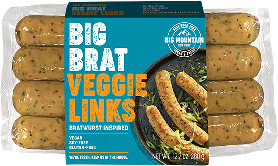 Big Mountain - Big Brat Veggie Links, 300g