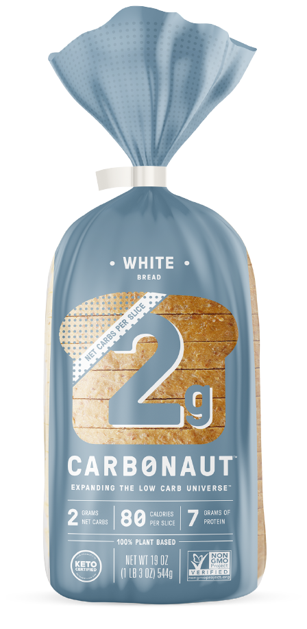 Carbonaut - White Sliced Low Carb Bread, 550g