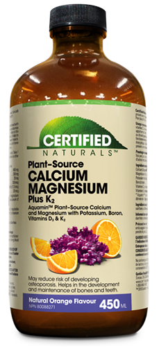 Certified Naturals - Calcium Magnesium K2 Liquid (Orange), 450ml