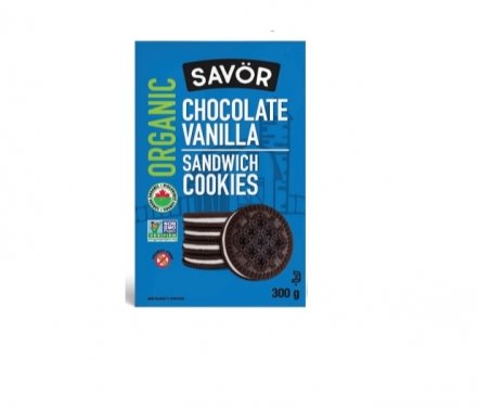 Savor - Organic Vanilla Creme Cookies, 300g