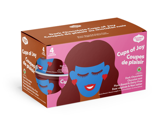 Coconut Bliss - Cup of Joy Dark Chocolate, 4x106ml