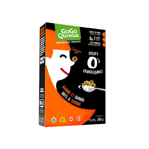 Gogo Quinoa - Organic Oats & Quinoa Crispy O's Cereal, 285 g