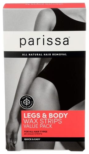 Parissa - Wax Strips, Legs and Body, 48 ct