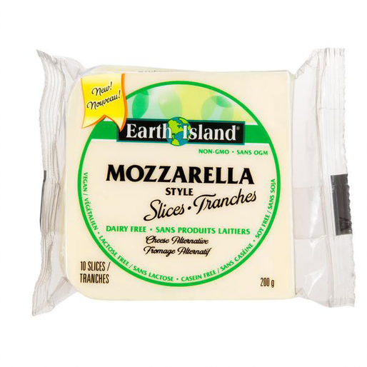 Earth Island - Mozzarella Style Slices, 200g