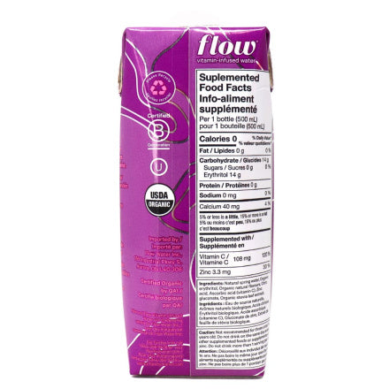 Flow - Vitamin Infused Elderberry Water, 500ml