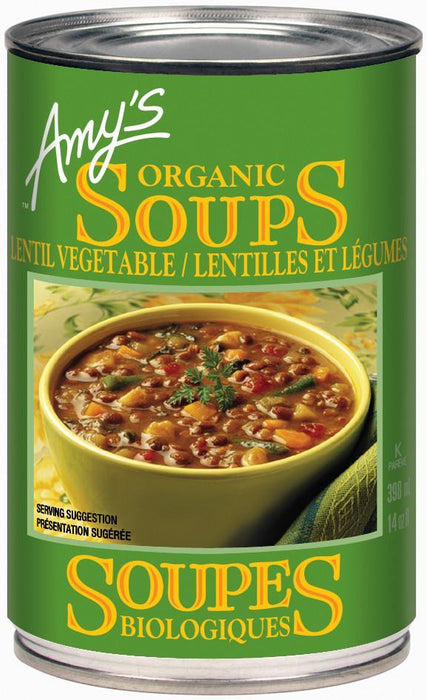 Amy's Kitchen - Organic Lentil Vegetable Soup, 398ml