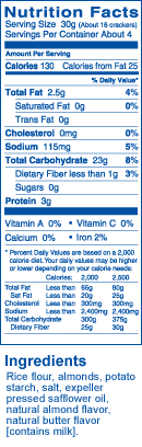 Blue Diamond - Nut-Thins, Almond, 120g