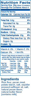 Blue Diamond - Nut-Thins, Pecan, 120g