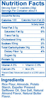 Blue Diamond - Nut-Thins, Sea Salt, 120g