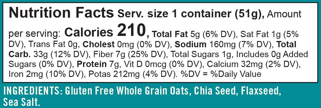 Bob's Red Mill - Gluten-Free Classic Oatmeal Cup, 51g