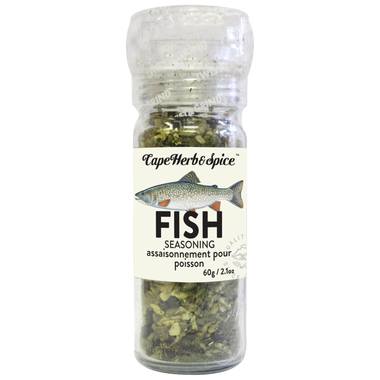 Cape Herb & Spice Company - Fish Seasoning Grinder - Lemon/dill, 56G