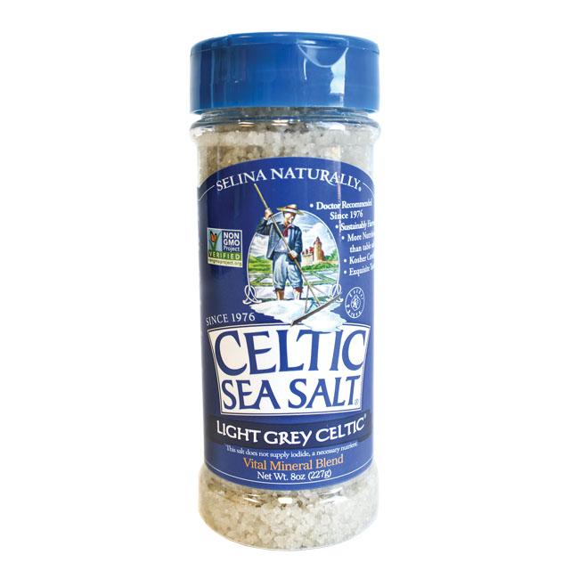 Celtic Sea Salt - Celtic Light Grey Sea Salt Shaker, 227g