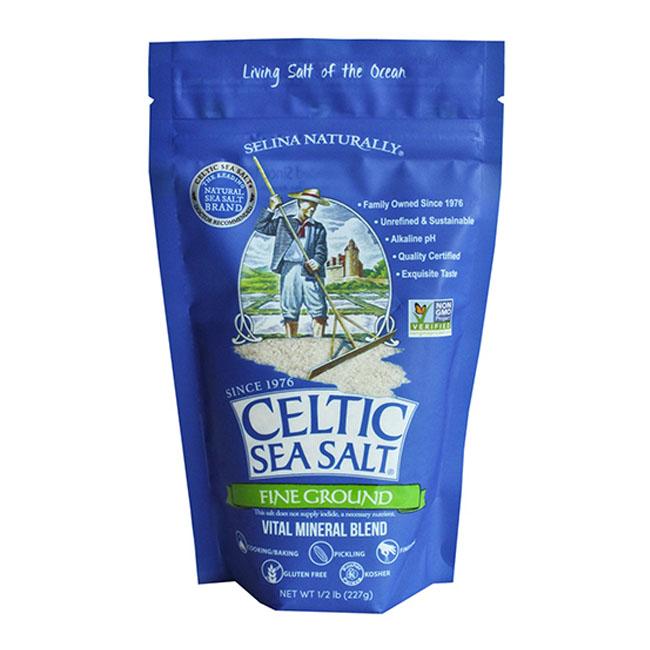 Celtic Sea Salt - Fine Ground Celtic Sea Salt, 227g