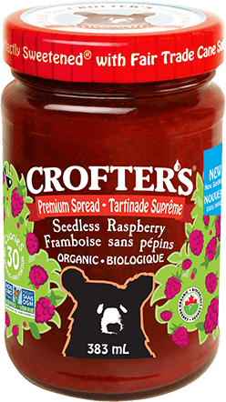 Crofter's Food Ltd. - Organic Raspberry Spread, 383ml