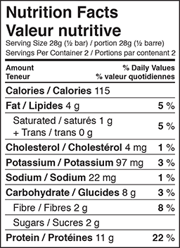 Daryl's - Caramel Salted Peanut Performance Bars, 56g