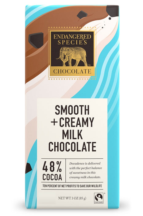 Endangered Species Chocolate - Milk Chocolate Bar - 85G