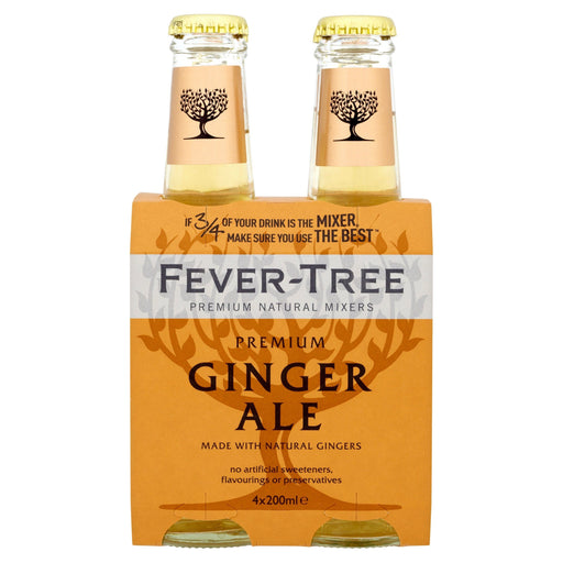 Fever Tree - Ginger Ale, 4 x 200ml
