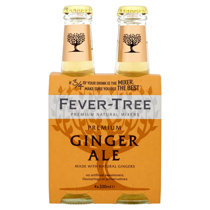 Fever Tree - Ginger Ale, 4 x 200ml