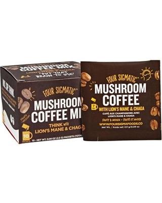 Four Sigma Foods Coffee With Lion Mane+chaga - Sachet 2.5g