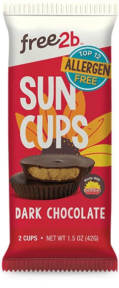 Free2b - Sun Cups Dark Chocolate, 42g