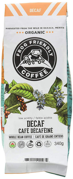 Frog Friendly Coffee - Wild Whole Decaf Roast, 340g