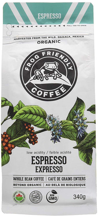 Frog Friendly Coffee - Wild Whole Espresso Roast, 340g
