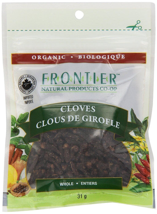 Frontier Co-Op - Organic Whole Cloves, 31g