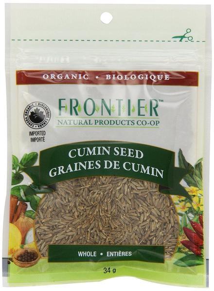 Frontier Co-Op - Organic Whole Cumin Seed, 34g