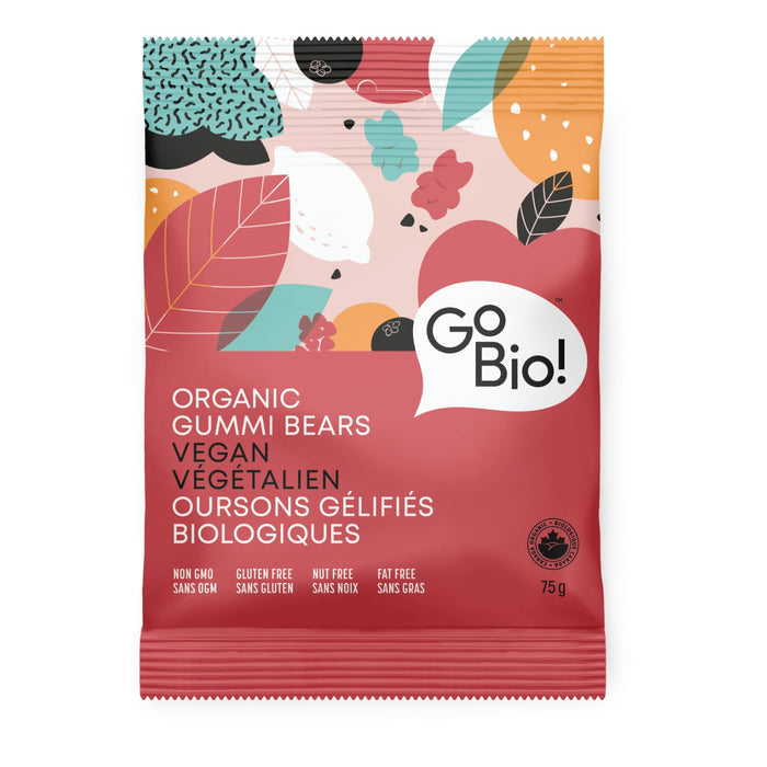 GoBio - Organic Vegan Gummi Bears, 75g
