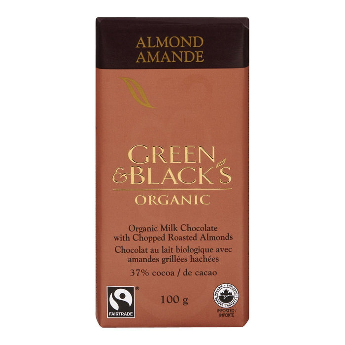 Green & Black's Organic - Almond Milk Chocolate, 100g