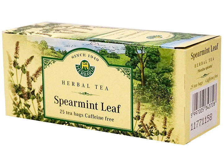 Herbaria - Spearmint Tea, 25 TEA BAGS