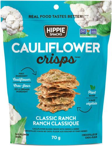 Hippie Foods- Cauliflower Crisps Ranch, 70g