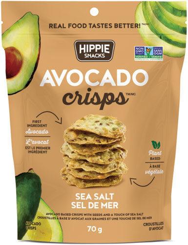 Hippie Foods - Avocado Crisps Sea Salt, 70g