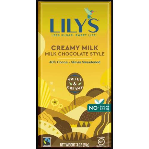 Lily's Sweets - Creamy Milk (milk chocolate style), 85g