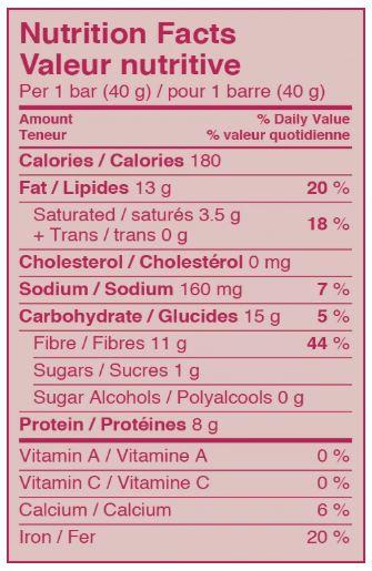 Love Good Fats - Chewy Nutty Bar, Dark Chocolatey Sea Salt & Almond, 40g