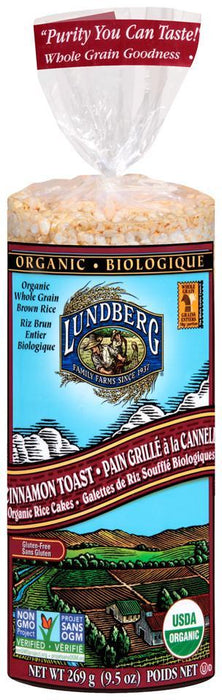 Lundberg Family Farms - Cinnamon Toast Rice Cakes, 241g
