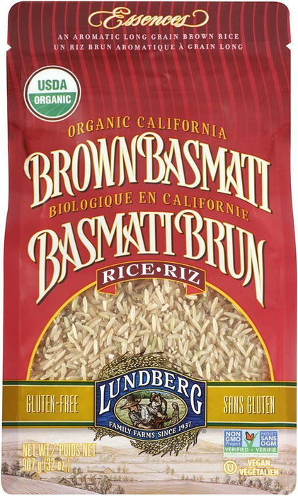 Lundberg Family Farms - Organic Brown Basmati Rice, 907g