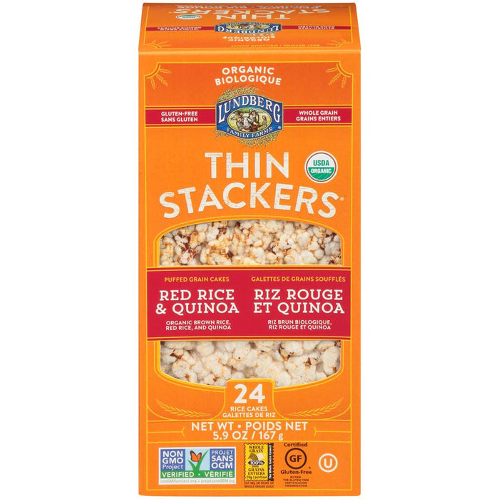 Lundberg Family Farms - Thinstackers - Red Rice & Quinoa -167g