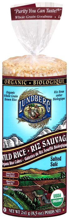 Lundberg Family Farms - Wild Rice Cakes - Salted, 241g