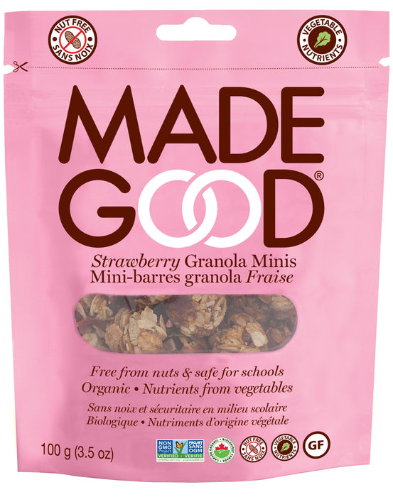 Made Good - Granola Mini Pouch - Strawberry - 100g