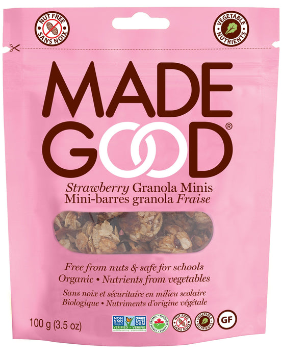 Made Good - Granola Mini Pouch - Strawberry - 100g