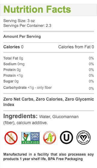 Miracle Noodle - Fettuccine Pasta, 198g