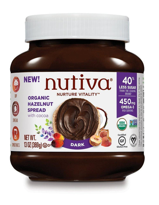 Nutiva - Hazelnut Spread- Dark - 369g