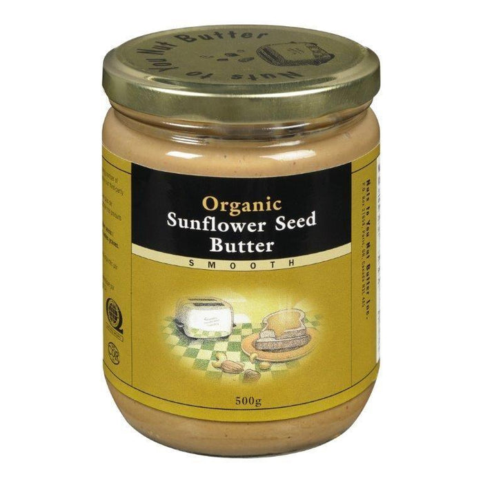 Nuts to You Nut Butter - Organic Smooth Sunflower Seed Butter, 500g