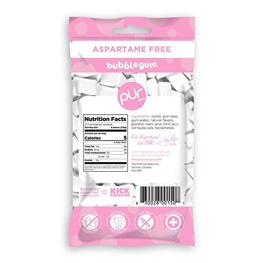 Pur Gum -Bubble Gum Bag, 80g