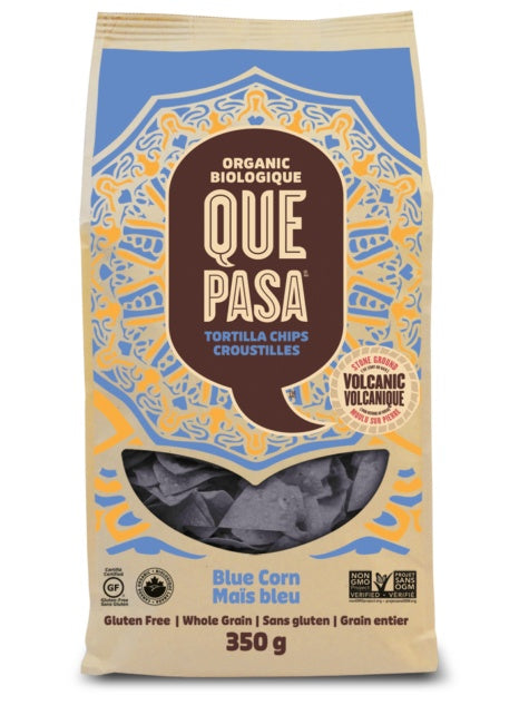 Que Pasa - Tortilla Chips, Blue Corn, 350g