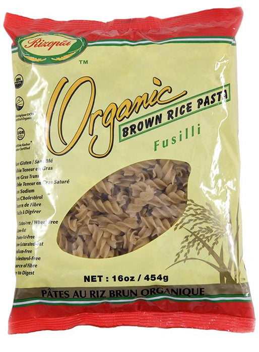 Rizopia Food Products Inc. Organic Brown Rice Fusilli 454g