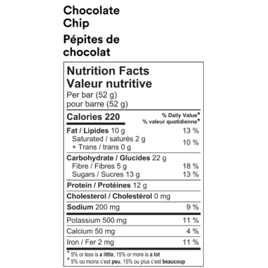 RXBAR - Chocolate Chip, 52g